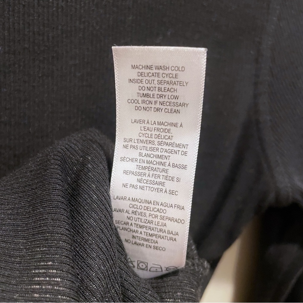 Frame Denim Rib Mock Neck Top - Picture 11 of 13